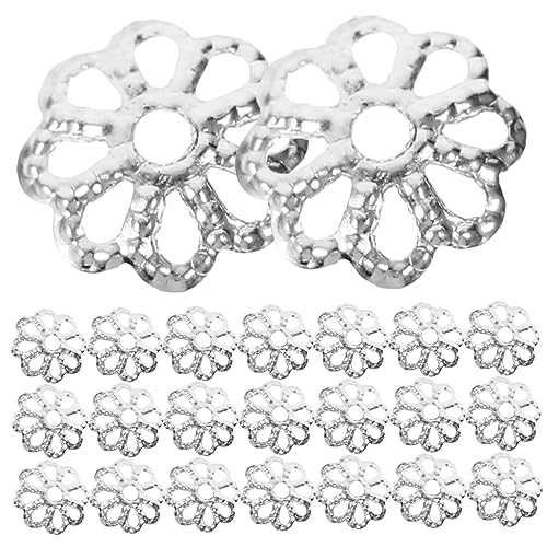 HOODANCOS 1200Stücke DIY Metallperlenkappen Blumenform Perlen Endkappen für Armbänder Halsketten und Schmuckherstellung für Bastelprojekte und Schmuckdesign HOODANCOS 1200Stücke DIY Metallperlenkappen Blumenform Perlen Endkappen für Armbänder Halsketten und Schmuckherstellung für Bastelprojekte und Schmuckdesign von HOODANCOS