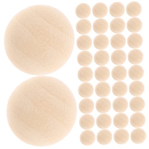 HOODANCOS 120Stücke Unbehandelte Holzperlen Halbholz Kugeln für DIY Handwerk Bastelbedarf Schmuckherstellung und Projekte Robuste und Glatte Oberfläche Leicht zu Färben HOODANCOS 120Stücke Unbehandelte Holzperlen Halbholz Kugeln für DIY Handwerk Bastelbedarf Schmuckherstellung und Projekte Robuste und Glatte Oberfläche Leicht zu Färben von HOODANCOS