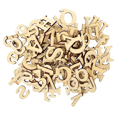 HOODANCOS 124Stücke Teiliges Holzbuchstaben und Zahlen für Kreative DIY Dekorationen für Hochzeiten und Anlässe Langlebig und Elegant für Haus und Büro HOODANCOS 124Stücke Teiliges Holzbuchstaben und Zahlen für Kreative DIY Dekorationen für Hochzeiten und Anlässe Langlebig und Elegant für Haus und Büro von HOODANCOS