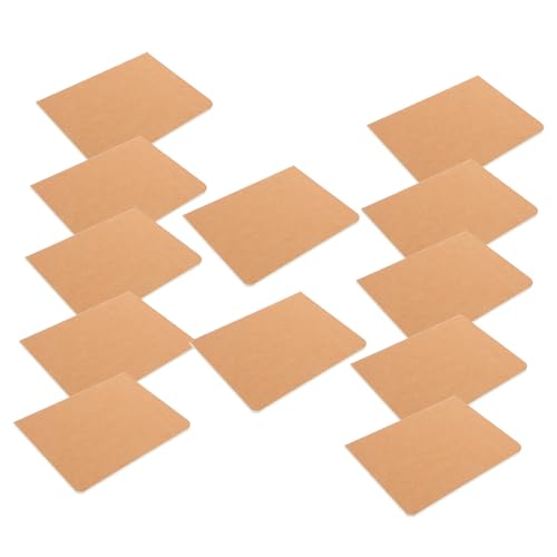 HOODANCOS 12Stücke Notizbücher mit Leeren Umweltfreundliches Kraftpapier für Schule Bürobedarf und Kreative Notizen von HOODANCOS