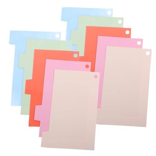HOODANCOS 15 Blatt Karteikarte Lesezeichen Registerkarten Lesezeichenteiler Karteikartenteiler Index-Tab-Teiler Notebook-Zubehör Trennblätter für Seite beschichtetes Papier HOODANCOS 15 Blatt Karteikarte Lesezeichen Registerkarten Lesezeichenteiler Karteikartenteiler Index-Tab-Teiler Notebook-Zubehör Trennblätter für Seite beschichtetes Papier von HOODANCOS