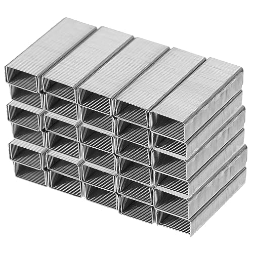 HOODANCOS 15 Boxen Klammer Industriell Kompakte Nachfüllpackungen Für Hefter Wiederverwendbare Nachfüllpackungen Für Hefter Dateien Zubehör Kleine Nachfüllpackungen Für Hefter Silver Metall von HOODANCOS