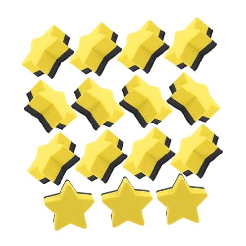 HOODANCOS 15 Stück Pentagramm-radiergummi Bretter Weiß Whiteboard-wischwerkzeug Magnetischer Whiteboard -radiergummi Brett Abwischen Klassenzimmer Büro-trockenlöscher Party Filzstoff Gelb HOODANCOS 15 Stück Pentagramm-radiergummi Bretter Weiß Whiteboard-wischwerkzeug Magnetischer Whiteboard -radiergummi Brett Abwischen Klassenzimmer Büro-trockenlöscher Party Filzstoff Gelb von HOODANCOS