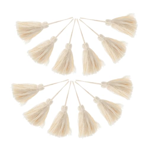 HOODANCOS 15 Stück Quaste Anhänger Lesezeichen Quasten Quaste Chinesische Knoten Kleine Quasten Für Schlüsselanhänger Kleine Quasten Zum Basteln Mini-quasten Zum Basteln Baumwolle Beige HOODANCOS 15 Stück Quaste Anhänger Lesezeichen Quasten Quaste Chinesische Knoten Kleine Quasten Für Schlüsselanhänger Kleine Quasten Zum Basteln Mini-quasten Zum Basteln Baumwolle Beige von HOODANCOS
