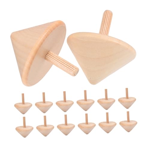 HOODANCOS 15 Stück Unlackierte Holzkreisel – Selbst Bemalbare Gyroskope Zum Ausmalen Für Familientreffen Und Eltern Kind Spiele Beige HOODANCOS 15 Stück Unlackierte Holzkreisel – Selbst Bemalbare Gyroskope Zum Ausmalen Für Familientreffen Und Eltern Kind Spiele Beige von HOODANCOS
