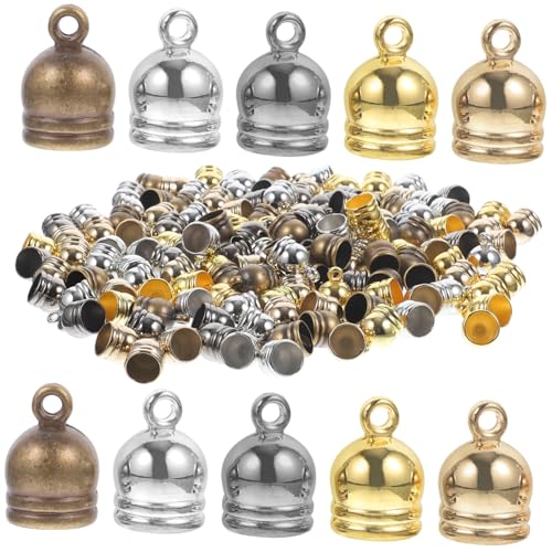 HOODANCOS 150 Stück Dekorative Endkappen für Quasten Langlebige Kordelenden für DIY Schmuckherstellung Geeignet für Armbänder Halsketten und Ohrringe Robustes Zubehör für Bastelprojekte HOODANCOS 150 Stück Dekorative Endkappen für Quasten Langlebige Kordelenden für DIY Schmuckherstellung Geeignet für Armbänder Halsketten und Ohrringe Robustes Zubehör für Bastelprojekte von HOODANCOS