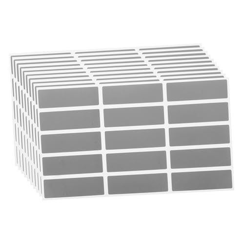 HOODANCOS 150 Stück Kratzbeschichtete Aufkleber belohnungskarten rubbellos aufkleber Hochzeit Dekoration Aufkleber Belohnungssystem Aufkleber Lose abrubbeln Belohnungsaufkleber PVC Silver von HOODANCOS