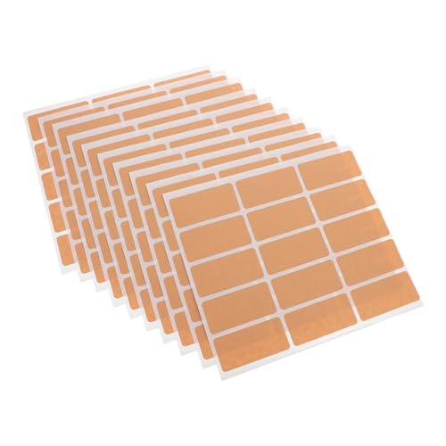 HOODANCOS 150 Stück Namensaufkleber Stichworte Klebstoff Etikett Klebrig Rechteck Leer Vinyl Planer -aufkleber Schild Mini-aufkleber Uv Aufkleber-tags Light Brown Kraftpapier HOODANCOS 150 Stück Namensaufkleber Stichworte Klebstoff Etikett Klebrig Rechteck Leer Vinyl Planer -aufkleber Schild Mini-aufkleber Uv Aufkleber-tags Light Brown Kraftpapier von HOODANCOS