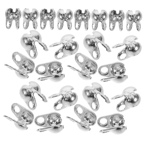 HOODANCOS 150 Stück Quetschperlen für Schmuckherstellung Metall Endkappen Kettenverschlüsse Elegant und Langlebig für und Armbänder Zubehör für Diy Projekte HOODANCOS 150 Stück Quetschperlen für Schmuckherstellung Metall Endkappen Kettenverschlüsse Elegant und Langlebig für und Armbänder Zubehör für Diy Projekte von HOODANCOS