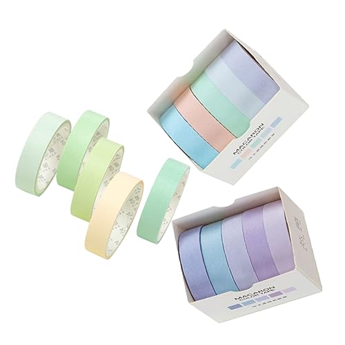 HOODANCOS 15Rollen Washi Bänder Selbstklebendes DIY Klebeband für Scrapbooking Dekoration und Projekte für Kalender und Fotorahmen von HOODANCOS