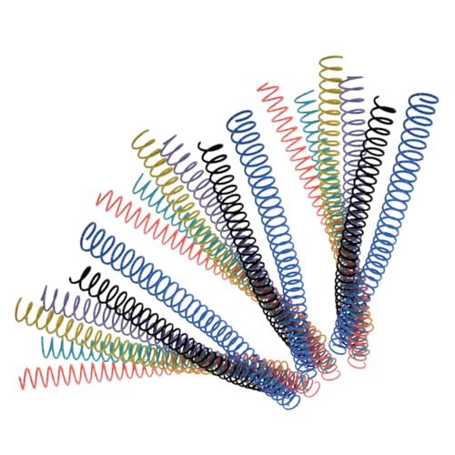HOODANCOS 18 Stück Bindungsring sortiert Bindemaschine Spiralspulenbinder Bindungsspulen Farbe Loseblatt-Notizblockringe Flexible Buchringe Binderinge für DIY Bindekreis Ringbuch Plastik HOODANCOS 18 Stück Bindungsring sortiert Bindemaschine Spiralspulenbinder Bindungsspulen Farbe Loseblatt-Notizblockringe Flexible Buchringe Binderinge für DIY Bindekreis Ringbuch Plastik von HOODANCOS
