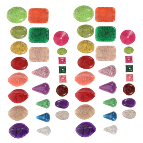 HOODANCOS 1Packung DIY Schmuckperlen Acrylperlen Farben Dekorative Bastelperlen für Armbänder und Ohrringe Perlen zur Schmuckherstellung HOODANCOS 1Packung DIY Schmuckperlen Acrylperlen Farben Dekorative Bastelperlen für Armbänder und Ohrringe Perlen zur Schmuckherstellung von HOODANCOS
