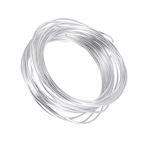 HOODANCOS 1Rolle Brötchen Haushaltsdraht Flexibler DIY Aluminiumdraht für Schmuckherstellung und Bastelprojekte Langlebig und Leicht für Kreative Handwerksarbeiten HOODANCOS 1Rolle Brötchen Haushaltsdraht Flexibler DIY Aluminiumdraht für Schmuckherstellung und Bastelprojekte Langlebig und Leicht für Kreative Handwerksarbeiten von HOODANCOS