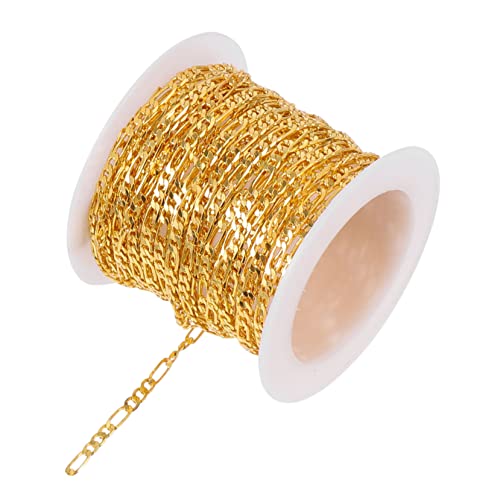 HOODANCOS 1Rolle DIY Halskettenmaterial Kupferkette Für Schmuckherstellung Basteln Von Halsketten Schmuckkette Handgemachte DIY Accessoires HOODANCOS 1Rolle DIY Halskettenmaterial Kupferkette Für Schmuckherstellung Basteln Von Halsketten Schmuckkette Handgemachte DIY Accessoires von HOODANCOS