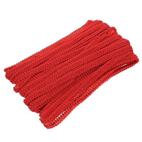 HOODANCOS 1Rolle DIY Spitzenverkleidung Wellenrand für Vorhänge Kleidung und Handwerk Yards Großrot Waschbar und Langlebig für Projekte und Dekoration HOODANCOS 1Rolle DIY Spitzenverkleidung Wellenrand für Vorhänge Kleidung und Handwerk Yards Großrot Waschbar und Langlebig für Projekte und Dekoration von HOODANCOS