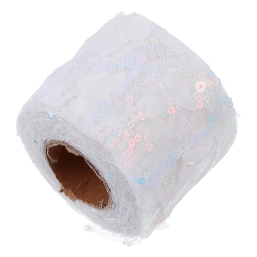 HOODANCOS 1Rolle Gesticktes Paillettenband DIY Haarschmuck Zubehör Leicht und Tragbar Hochwertiges Material mit Dekorativen Schmetterlingen für HOODANCOS 1Rolle Gesticktes Paillettenband DIY Haarschmuck Zubehör Leicht und Tragbar Hochwertiges Material mit Dekorativen Schmetterlingen für von HOODANCOS