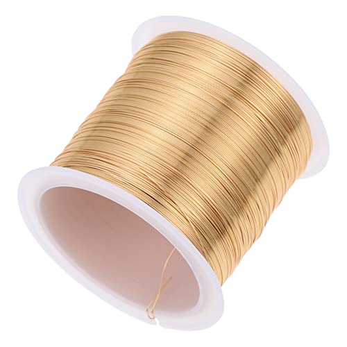 HOODANCOS 1Rolle Kupferdraht für DIY Schmuckprojekte Biegsamer Flexibler Handwerksdraht Rostbeständig und Langlebig für Perlen Armbänder und Ohrringe HOODANCOS 1Rolle Kupferdraht für DIY Schmuckprojekte Biegsamer Flexibler Handwerksdraht Rostbeständig und Langlebig für Perlen Armbänder und Ohrringe von HOODANCOS
