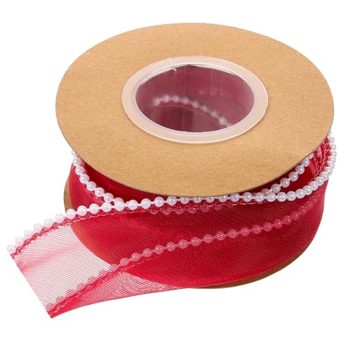 HOODANCOS 1Rolle Perlen Geschenkband für DIY Bastelprojekte Hochwertiges Dekoband für Blumensträuße Hochzeiten und Festlichkeiten Einfach Zuschneidbar und Vielseitig HOODANCOS 1Rolle Perlen Geschenkband für DIY Bastelprojekte Hochwertiges Dekoband für Blumensträuße Hochzeiten und Festlichkeiten Einfach Zuschneidbar und Vielseitig von HOODANCOS