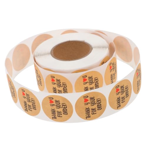 HOODANCOS 1Rolle Runde Aufkleber aus Kraftpapier Selbstklebende für für Partys Hochzeiten Geburtstagsfeiern HOODANCOS 1Rolle Runde Aufkleber aus Kraftpapier Selbstklebende für für Partys Hochzeiten Geburtstagsfeiern von HOODANCOS
