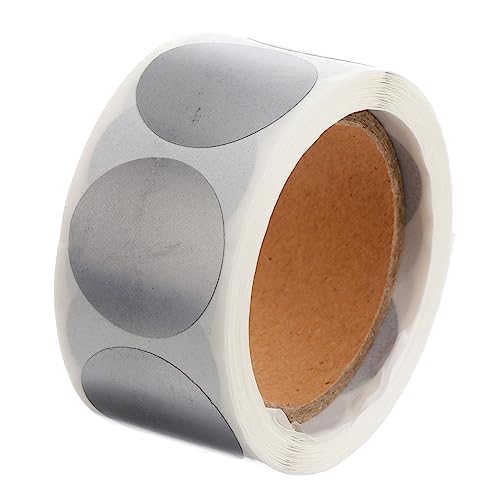 HOODANCOS 1Rolle Selbstklebende Aufkleber Roll Silberne DIY Geschenkaufkleber für Partys Scrapbooking und Kreative Bastelprojekte von HOODANCOS