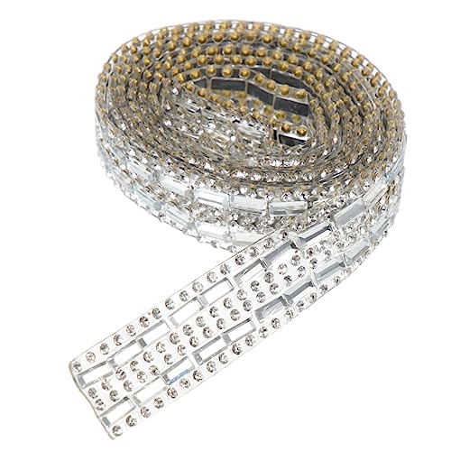 HOODANCOS 1Rolle Strassband Selbstklebend für Handwerk Dekoratives Gearbeitetes Strassband für Kostümverkleidung und Autodekoration Hochtemperaturbeständig HOODANCOS 1Rolle Strassband Selbstklebend für Handwerk Dekoratives Gearbeitetes Strassband für Kostümverkleidung und Autodekoration Hochtemperaturbeständig von HOODANCOS