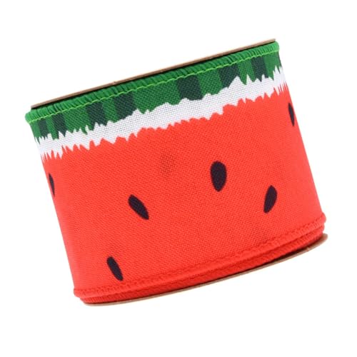 HOODANCOS 1Rolle Wassermelonenmusterband Dekoratives DIY Band für Geschenkverpackungen Blumenarrangements und Bastelprojekte Leicht zu Handhaben und Vielseitig Einsetzbar HOODANCOS 1Rolle Wassermelonenmusterband Dekoratives DIY Band für Geschenkverpackungen Blumenarrangements und Bastelprojekte Leicht zu Handhaben und Vielseitig Einsetzbar von HOODANCOS
