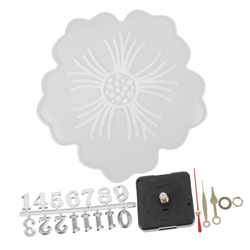 HOODANCOS 1Satz Blumenform Silikon Uhr Gießform für DIY Wanddekoration mit Quarzuhrwerk Langlebig und Kreativ für Individuelles Kunsthandwerk HOODANCOS 1Satz Blumenform Silikon Uhr Gießform für DIY Wanddekoration mit Quarzuhrwerk Langlebig und Kreativ für Individuelles Kunsthandwerk von HOODANCOS
