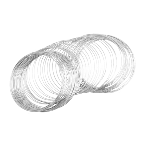 HOODANCOS 1Satz DIY Armreifendraht Metall Draht für Schmuckherstellung für Frauen und Silberne Farbe Perfektes Material für Bastelprojekte HOODANCOS 1Satz DIY Armreifendraht Metall Draht für Schmuckherstellung für Frauen und Silberne Farbe Perfektes Material für Bastelprojekte von HOODANCOS