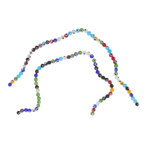 HOODANCOS 1Satz DIY Glasperlen mit Augen Design Spacer Perlen für Armbänder Halsketten und Bastelarbeiten Hochwertige Perlenmaterialien für Schmuckherstellung HOODANCOS 1Satz DIY Glasperlen mit Augen Design Spacer Perlen für Armbänder Halsketten und Bastelarbeiten Hochwertige Perlenmaterialien für Schmuckherstellung von HOODANCOS
