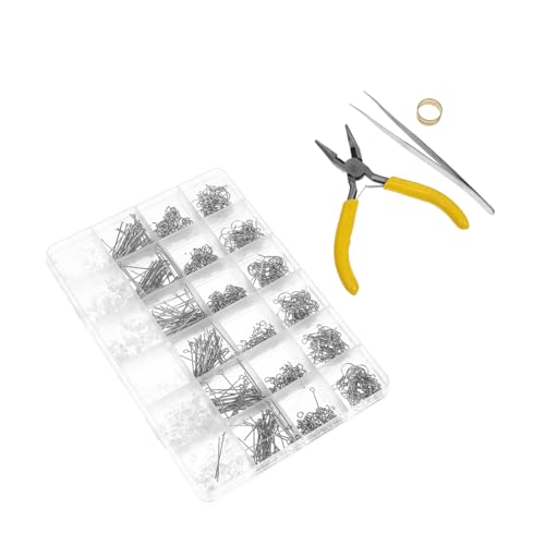 HOODANCOS 1Satz DIY Ohrring Zubehör Schmuck Haken für Handgemachte Ohrringe Bastelmaterial für Kreative Schmuckgestaltungen Elegant und Robust für DIY Projekte von HOODANCOS