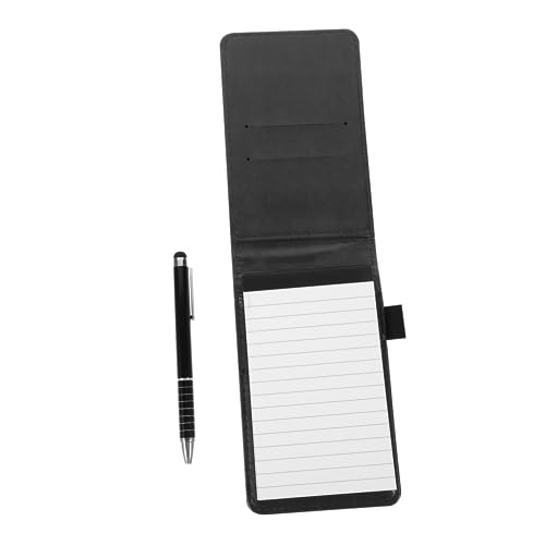 HOODANCOS 1Satz Kleines Taschennotizbuch aus PU mit Stift Tragbares Notizblock für Notizen Memos und Tagebuch Reisen und Täglichen Gebrauch von HOODANCOS
