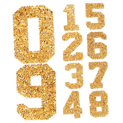 HOODANCOS 1Satz Rhinestones Bügelpatches Für Kleidung Glitzernde Applikationen Zum Aufbügeln Für DIY Projekte Dekorative Flicken Für Hosen Jacken Und Taschen Austauschbare von HOODANCOS