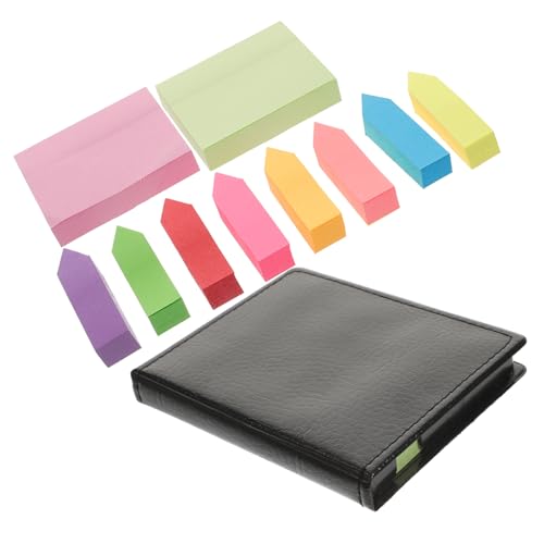 HOODANCOS 1Satz Selbstklebende Haftnotizen mit PU Notizblöcken Praktische Zeitnotizen für Büro und Schule Kompakte und Notizblätter Elegantem Design Vielseitig Einsetzbar HOODANCOS 1Satz Selbstklebende Haftnotizen mit PU Notizblöcken Praktische Zeitnotizen für Büro und Schule Kompakte und Notizblätter Elegantem Design Vielseitig Einsetzbar von HOODANCOS