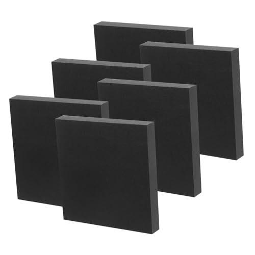 HOODANCOS 1Satz Selbstklebende Notizaufkleber Schwarze Memo Sticker Abreißbare Notizzettel für Büro Schule und Zuhause Starker Kleber Einfaches Neupositionieren von HOODANCOS