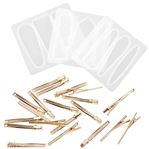 HOODANCOS 1Satz Silikon Haarspangen Gießform DIY Kristallharz Formen für Haaraccessoires Leicht Entformbar Tragbar für Gestaltung und Spaß Beim Selbermachen HOODANCOS 1Satz Silikon Haarspangen Gießform DIY Kristallharz Formen für Haaraccessoires Leicht Entformbar Tragbar für Gestaltung und Spaß Beim Selbermachen von HOODANCOS