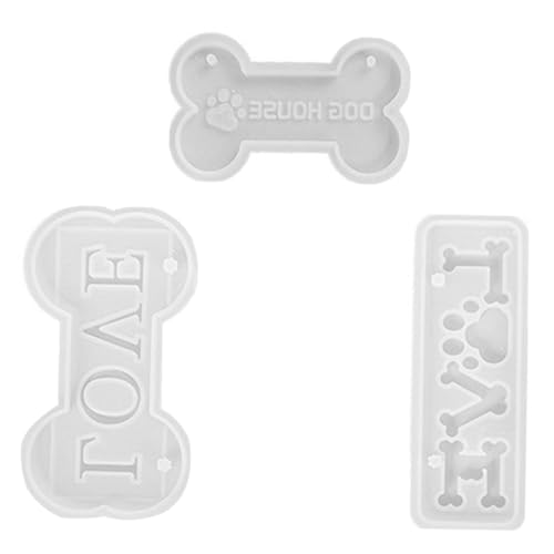 HOODANCOS 1Satz Silikonform Hundeknochen Tag Form Teiliges DIY Epoxidharz Gießform für Kunsthandwerksprojekte zur Herstellung von Dekorativen Tags und Mehr HOODANCOS 1Satz Silikonform Hundeknochen Tag Form Teiliges DIY Epoxidharz Gießform für Kunsthandwerksprojekte zur Herstellung von Dekorativen Tags und Mehr von HOODANCOS