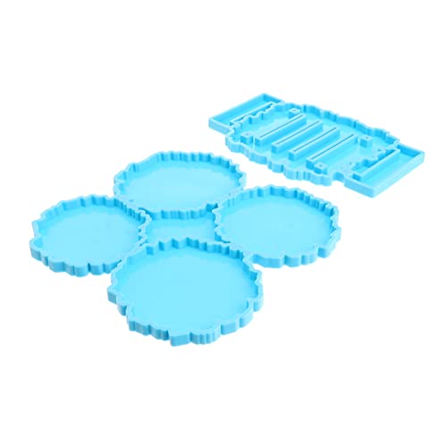 HOODANCOS 1Satz Silikonuntersetzer Formen Set DIY Epoxidharz Gießform für Becherhalter Untersetzer Einfach zu Bedienen Handwerk für Zuhause und HOODANCOS 1Satz Silikonuntersetzer Formen Set DIY Epoxidharz Gießform für Becherhalter Untersetzer Einfach zu Bedienen Handwerk für Zuhause und von HOODANCOS