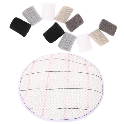 HOODANCOS 1Satz Teppichgarn für Handarbeiten Knüpfgarn für DIY Teppichprojekte Weich und Langlebig zum Häkeln von Teppichen und Kissen für Anfänger von HOODANCOS