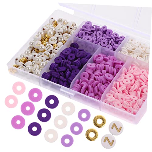 HOODANCOS 1Satz Tonperlen für Armbänder DIY Polymer Clay Perlen Kit für Schmuckherstellung Basteln mit Flachen Perlen für Aktivitäten Sicher HOODANCOS 1Satz Tonperlen für Armbänder DIY Polymer Clay Perlen Kit für Schmuckherstellung Basteln mit Flachen Perlen für Aktivitäten Sicher von HOODANCOS