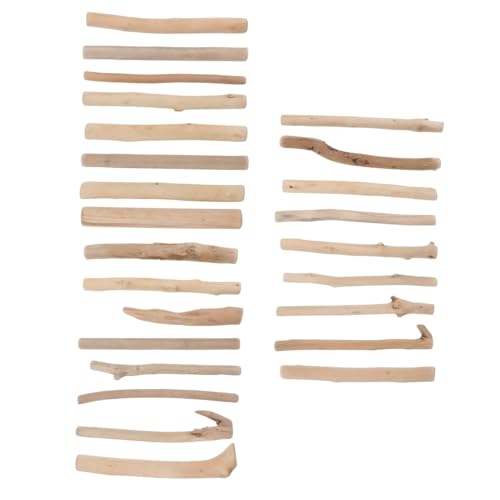 HOODANCOS 1Tasche Holzstäbchen Unbehandeltem Holz mit DIY Zubehör für Bastelprojekte für Ornamentgestaltung und Handwerk Leicht zu Handhaben und Ausreichender HOODANCOS 1Tasche Holzstäbchen Unbehandeltem Holz mit DIY Zubehör für Bastelprojekte für Ornamentgestaltung und Handwerk Leicht zu Handhaben und Ausreichender von HOODANCOS