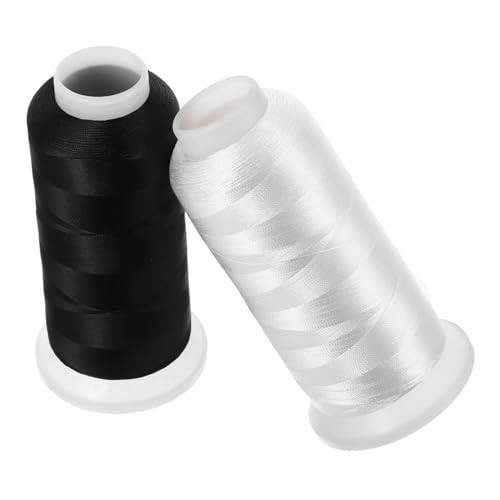 HOODANCOS 2 Rollen Hochwertiger Nähfaden für Quilting und Diy Projekte Robuste und Vielseitige Garne für Nähmaschinen für Verschiedene Stoffe von HOODANCOS