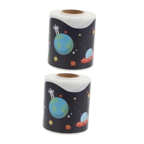 HOODANCOS 2 Rollen Kreidetafel Randaufkleber Weltraum Schulanfang Bulletin Bordüren Nachtlicht Tapeten Randaufkleber Pinnwand Ränder Poster Planeten Kupferplatten Aufkleber HOODANCOS 2 Rollen Kreidetafel Randaufkleber Weltraum Schulanfang Bulletin Bordüren Nachtlicht Tapeten Randaufkleber Pinnwand Ränder Poster Planeten Kupferplatten Aufkleber von HOODANCOS