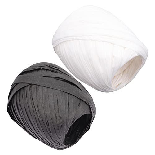 HOODANCOS 2 Rollen Schnur Lampenschirmpapier Papierband Bänder für Schatten Stofflampenschirm Party geschenkband the hallow Bindfäden für Bastelarbeiten Geschenkverpackung Bastband HOODANCOS 2 Rollen Schnur Lampenschirmpapier Papierband Bänder für Schatten Stofflampenschirm Party geschenkband the hallow Bindfäden für Bastelarbeiten Geschenkverpackung Bastband von HOODANCOS