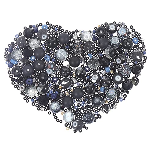 HOODANCOS 2 Runde Perlenzubehörzubehör geflochtene Perlen Armband lose Perlen Halskette Perlen Perlen-Anhänger zubehör selber machen Perle für Armbänder Plastik Black HOODANCOS 2 Runde Perlenzubehörzubehör geflochtene Perlen Armband lose Perlen Halskette Perlen Perlen-Anhänger zubehör selber machen Perle für Armbänder Plastik Black von HOODANCOS
