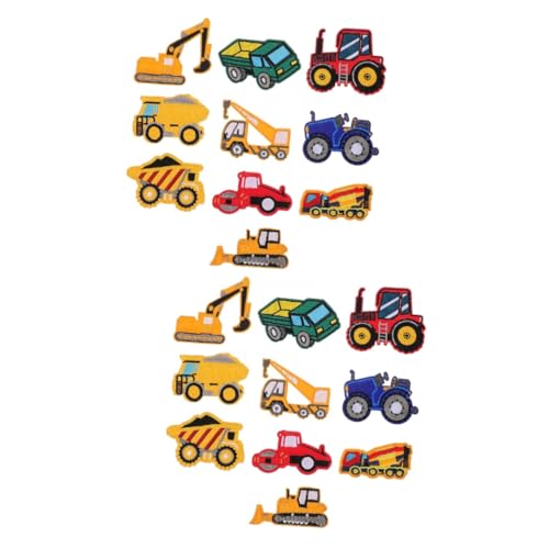 HOODANCOS 2 Sätze Applikation Aufnähen Jacken-patches Aufnäher Für Kinderkleidung Stickereiflecken Flicken Aufnähen Applikation Nähen Schneidbare Patches Kleidung Liefert Stoff 10 Stück * 2 von HOODANCOS