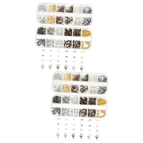HOODANCOS 2 Sätze DIY Halskettenschnallen Schmuckherstellung DIY Ringe Stift Quetschperlen Offene Biegeringe DIY Armbänder Schnalle DIY Handwerk Verschluss DIY Zubehör 782 Stück * 2 HOODANCOS 2 Sätze DIY Halskettenschnallen Schmuckherstellung DIY Ringe Stift Quetschperlen Offene Biegeringe DIY Armbänder Schnalle DIY Handwerk Verschluss DIY Zubehör 782 Stück * 2 von HOODANCOS