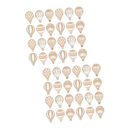HOODANCOS 2 Sätze Dekoration Aus Holzspänen Ausschnitte Zum Selbermachen Diy Bastelausschnitte Leer Chip Materialien Ausschnitte in Form Eines Heißluftballons Malscheibe Hölzern 24 Stück * 2 HOODANCOS 2 Sätze Dekoration Aus Holzspänen Ausschnitte Zum Selbermachen Diy Bastelausschnitte Leer Chip Materialien Ausschnitte in Form Eines Heißluftballons Malscheibe Hölzern 24 Stück * 2 von HOODANCOS
