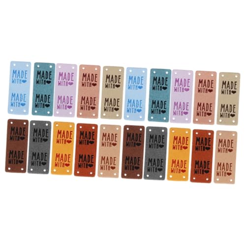 HOODANCOS 2 Sätze Diy Patch Patch Geprägtes Etikett Produkt Mit Bestickt Name Etiketten Nähen Mini Handgemachte Anhänger Pu-etikett Kleidungsetiketten Kleideretikett Pu-leder 10 Stück * 2 HOODANCOS 2 Sätze Diy Patch Patch Geprägtes Etikett Produkt Mit Bestickt Name Etiketten Nähen Mini Handgemachte Anhänger Pu-etikett Kleidungsetiketten Kleideretikett Pu-leder 10 Stück * 2 von HOODANCOS