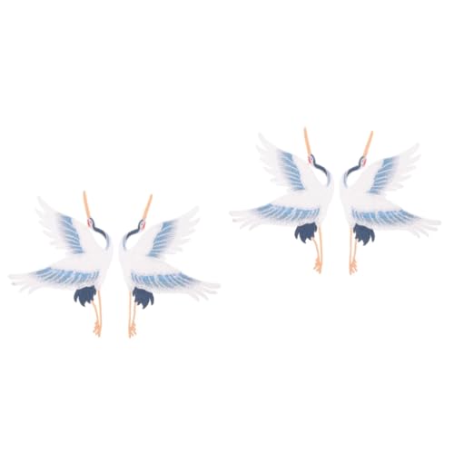 HOODANCOS 2 Sätze Jeans-patches Craft-patches Stoff Reparatur Vinyl-patch Tuch Aufnäher Für Jeans Aufnäher Für Kleidung Flicken Für Jacken Flicken Aufnähen Flecken Polyesterfaden 2 Stück * 2 von HOODANCOS