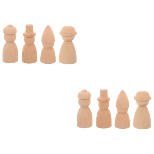 HOODANCOS 2 Sätze Marionetten-ornamente Malen Handwerk Unvollendet Miniatur Unfertiges Holzhandwerk Graffiti-puppen Aus Holz Unfertige Peg -leute Hölzern 4 Stück * 2 HOODANCOS 2 Sätze Marionetten-ornamente Malen Handwerk Unvollendet Miniatur Unfertiges Holzhandwerk Graffiti-puppen Aus Holz Unfertige Peg -leute Hölzern 4 Stück * 2 von HOODANCOS